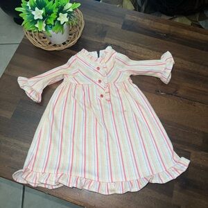 American Girl Doll Kit Nightgown Pajamas Striped Nightie